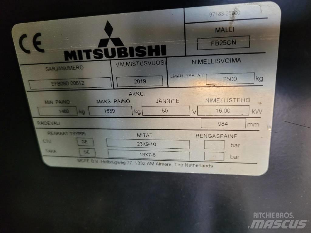 Mitsubishi FB 25 CN El gaffeltrucks