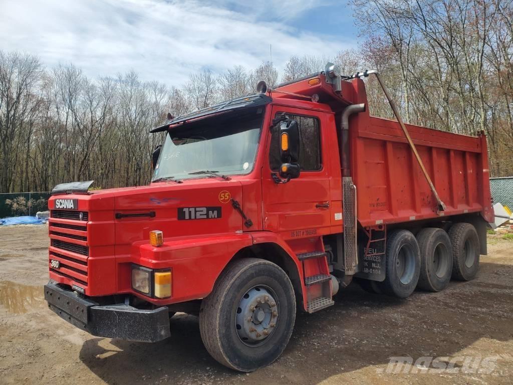 Scania 112 - Tri Axle Lastbiler med tip
