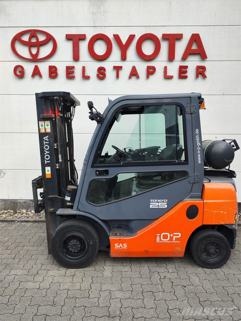 Toyota 02-8FGF25 LPG gaffeltrucks
