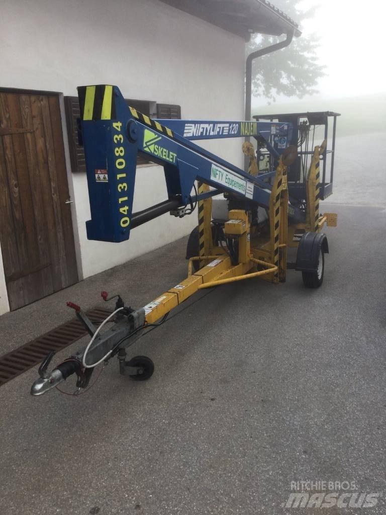Niftylift 120HDE Trailermonterede lifte