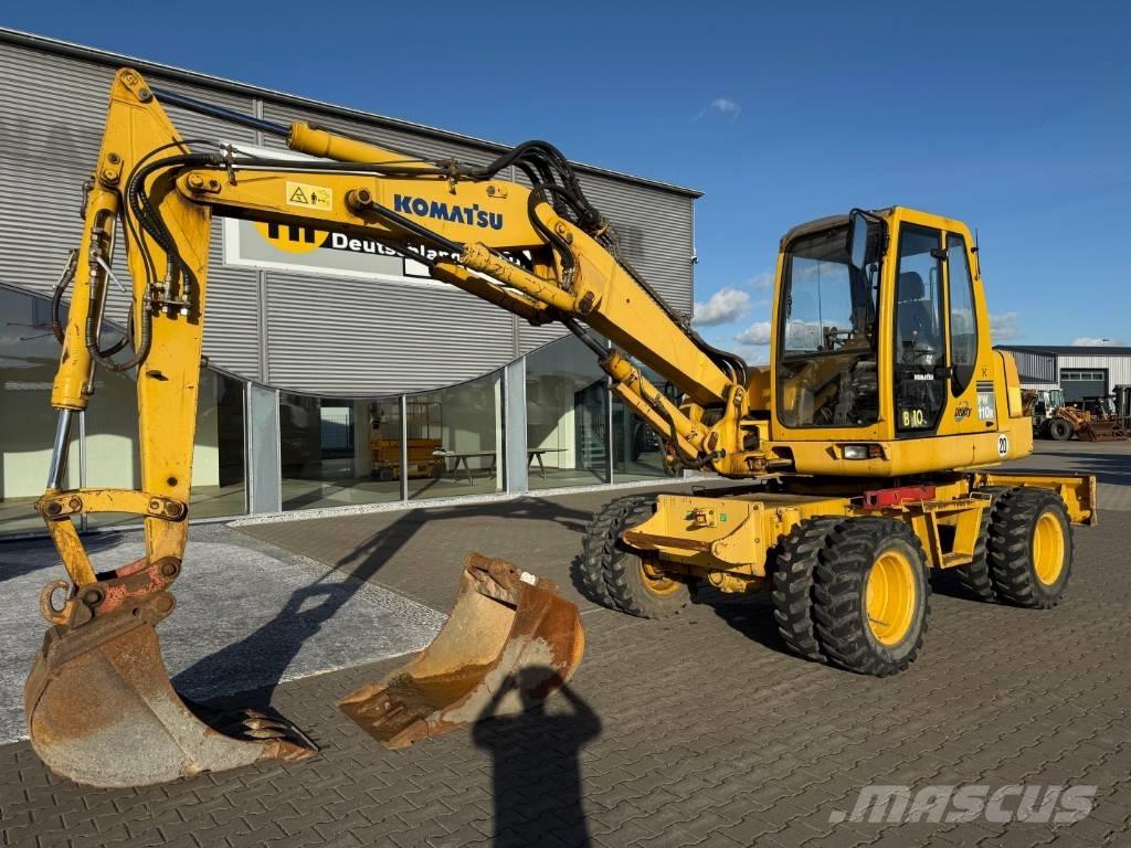 Komatsu PW 110 Gravemaskiner på hjul