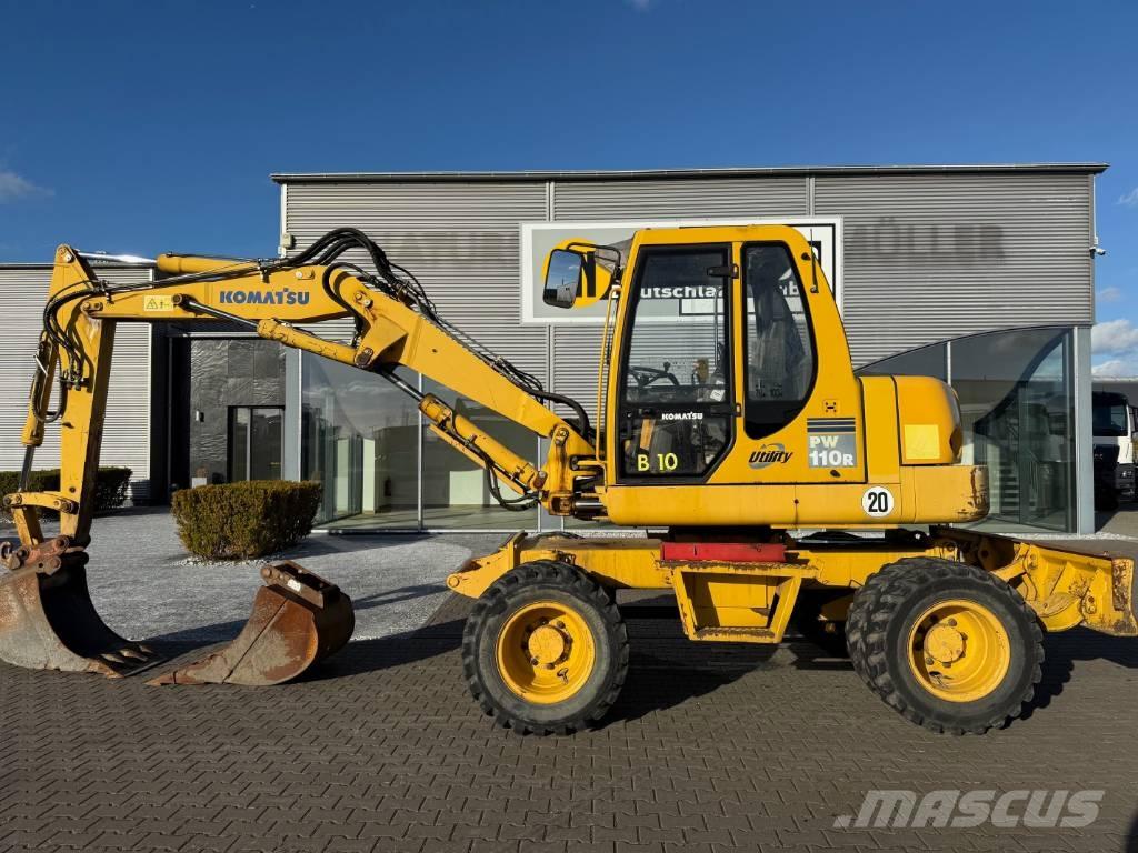 Komatsu PW 110 Gravemaskiner på hjul