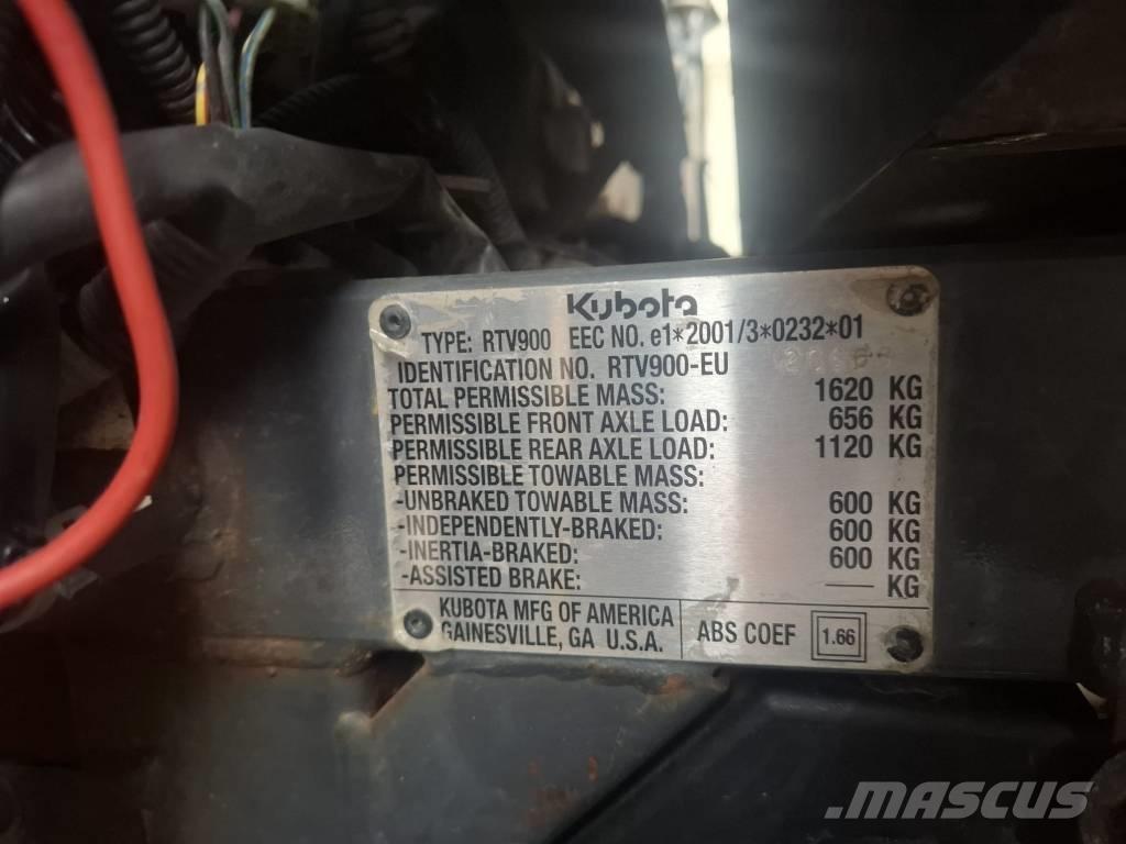 Kubota RTV 900 UTV'er