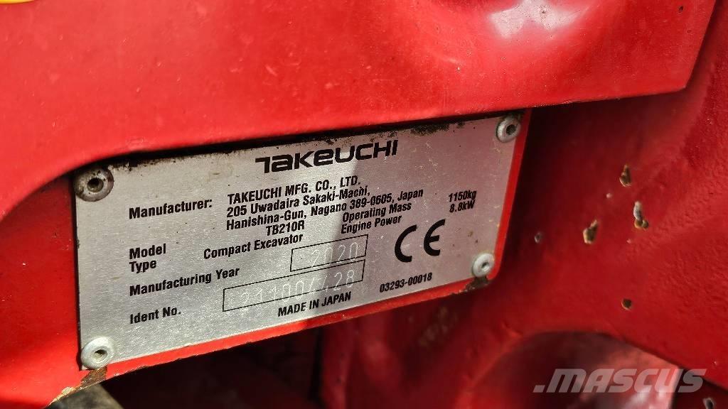 Takeuchi TB 210 R Minigravemaskiner