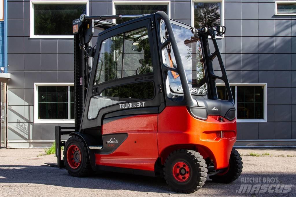 Linde E50HL-01 El gaffeltrucks