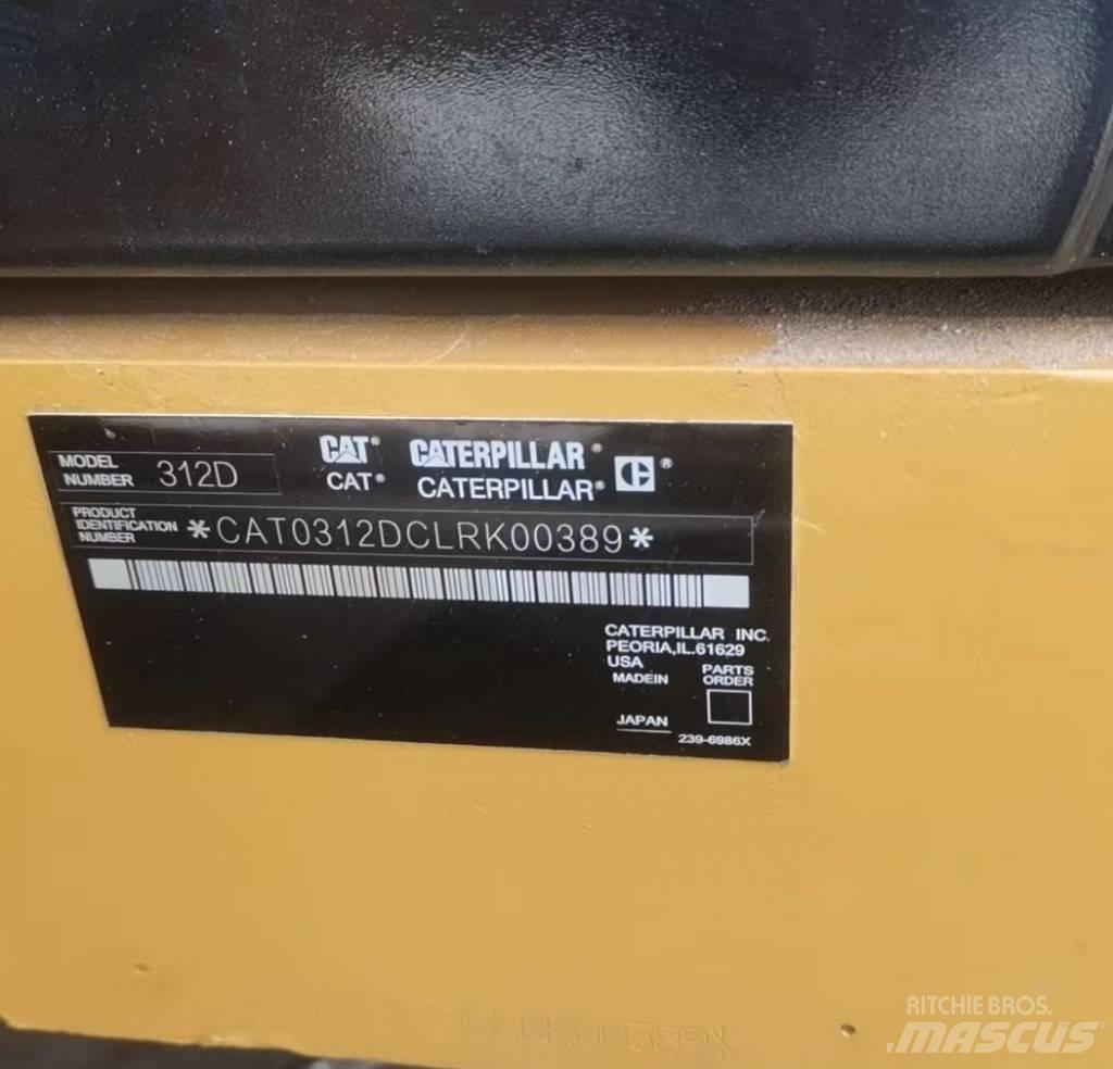 CAT 312 D Gravemaskiner på larvebånd