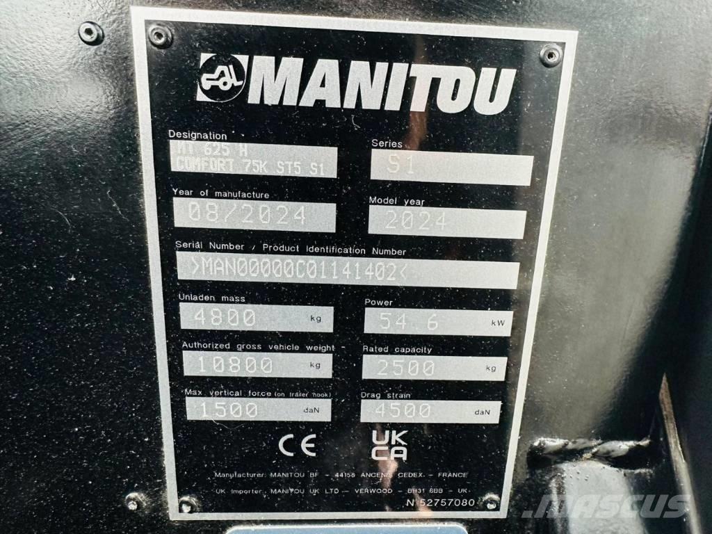 Manitou MT 625 H Teleskoplæssere