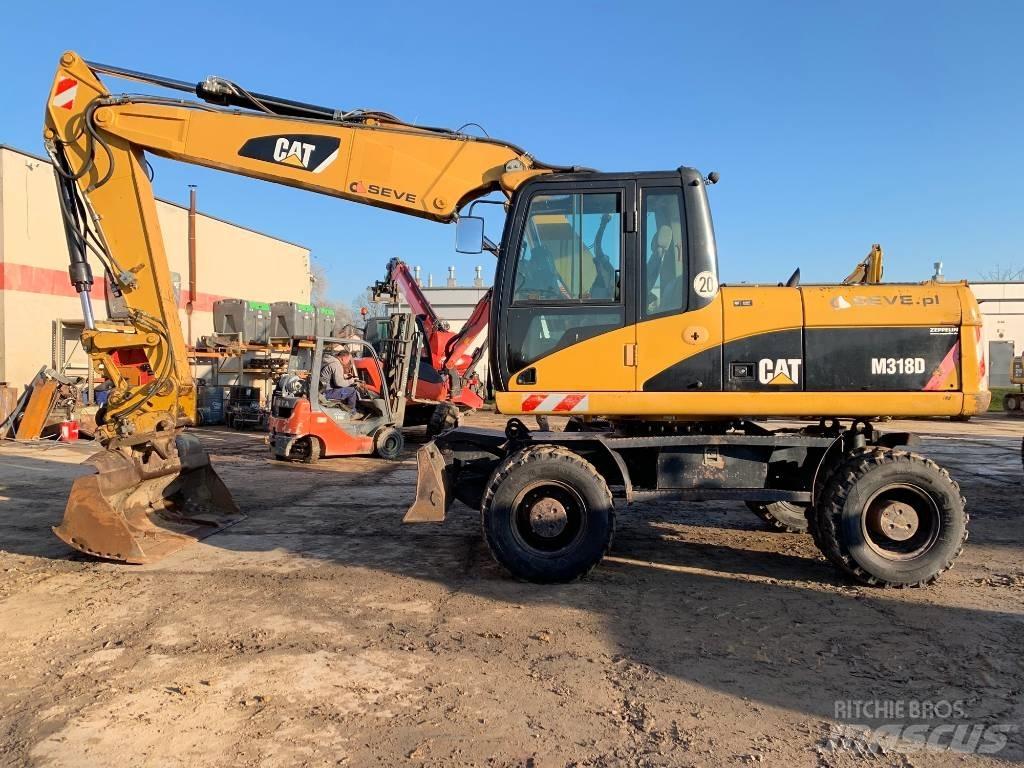 CAT M 318 D Gravemaskiner på hjul