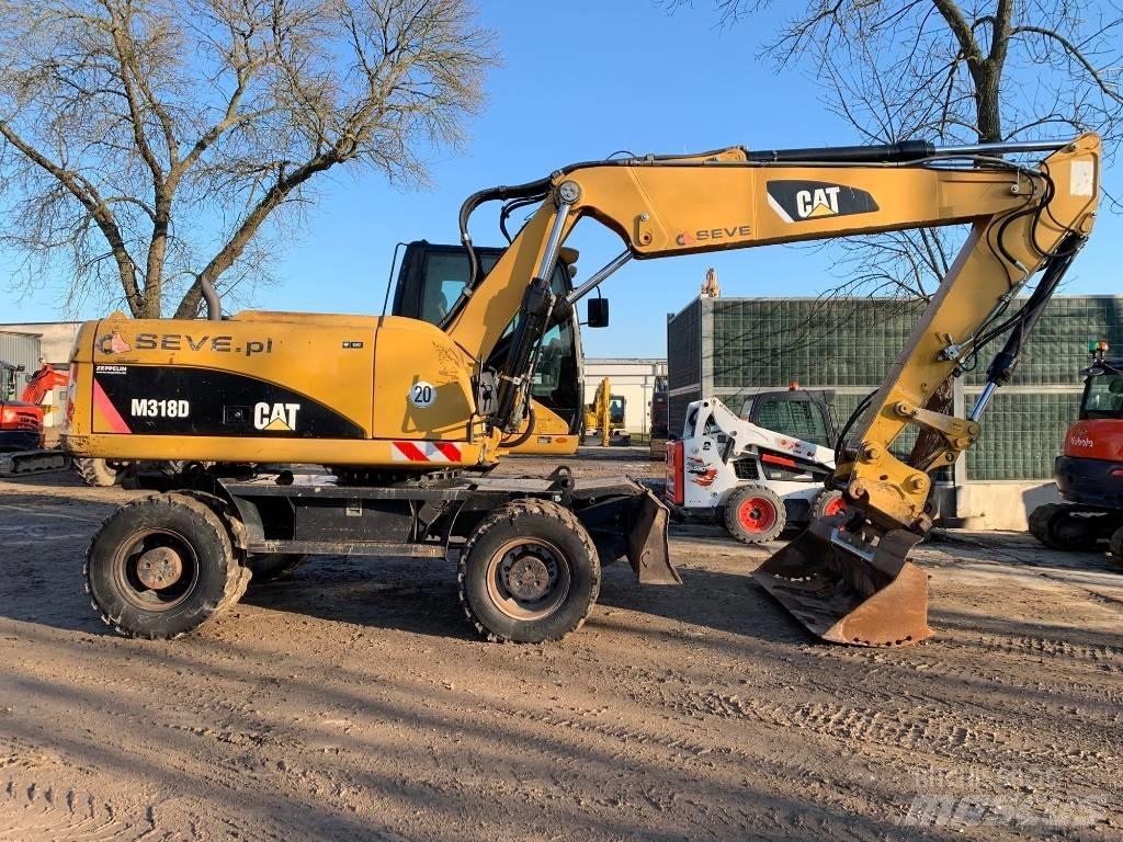 CAT M 318 D Gravemaskiner på hjul