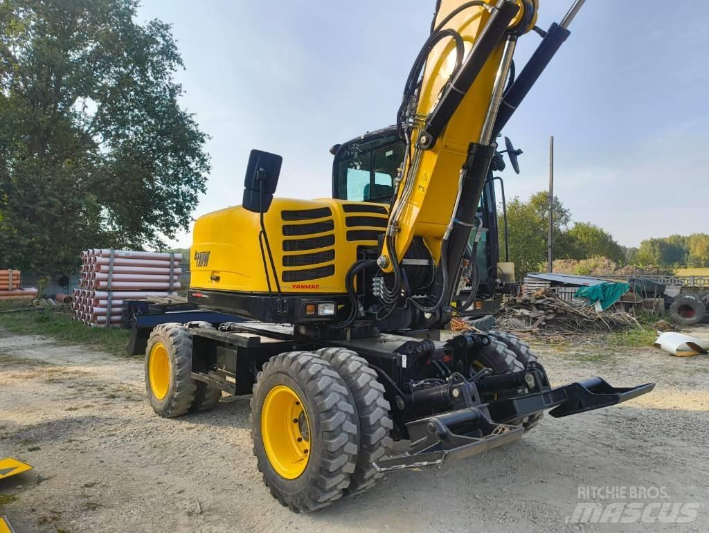 Yanmar B 110 W Gravemaskiner på hjul