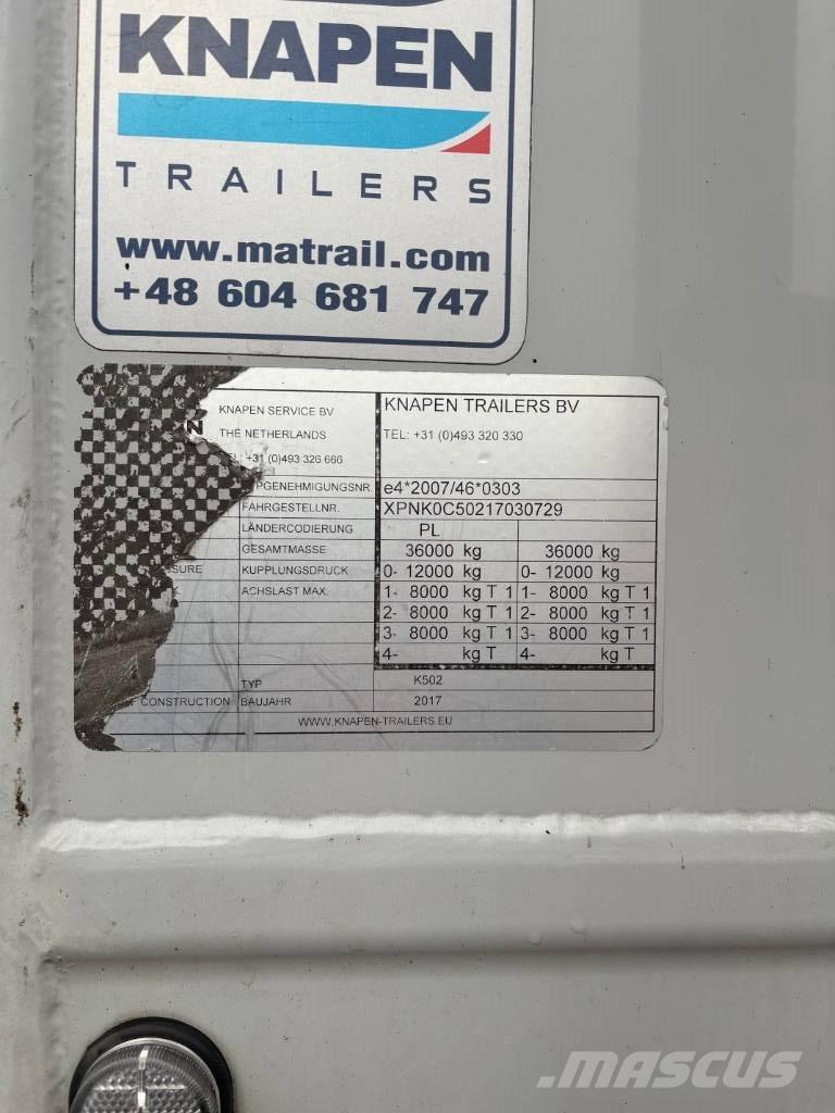 Knapen K 502 Semi-trailer til Flis