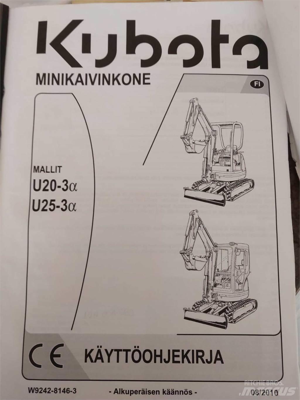 Kubota U25-3 Minigravemaskiner