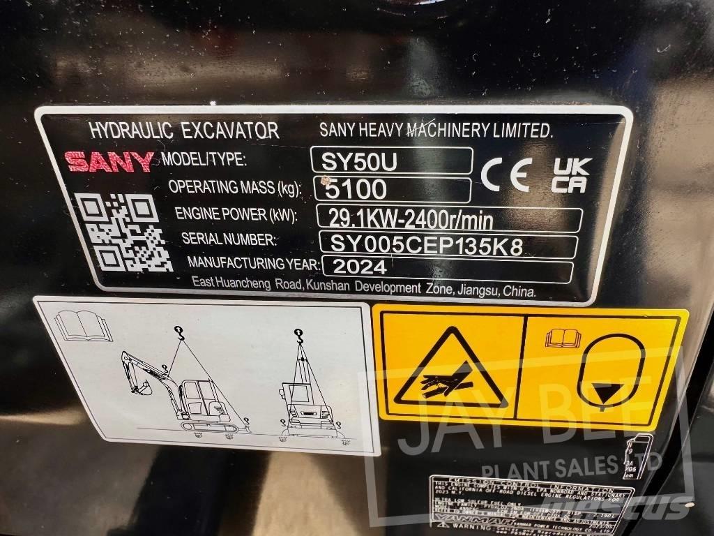 Sany SY 50 U Minigravemaskiner