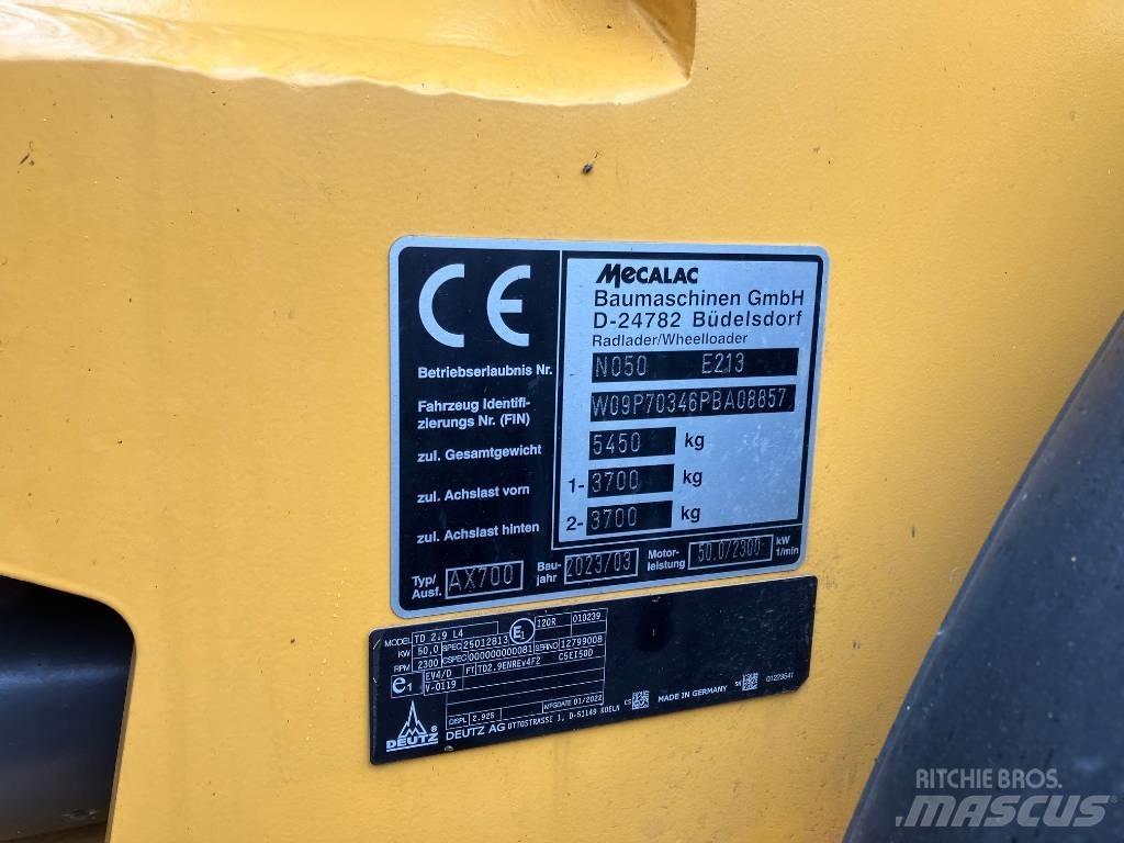 Mecalac AX 700 Læssemaskiner på hjul