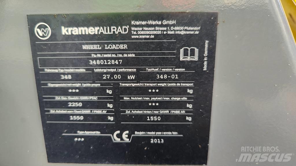 Kramer 350 Minilæsser - knækstyret