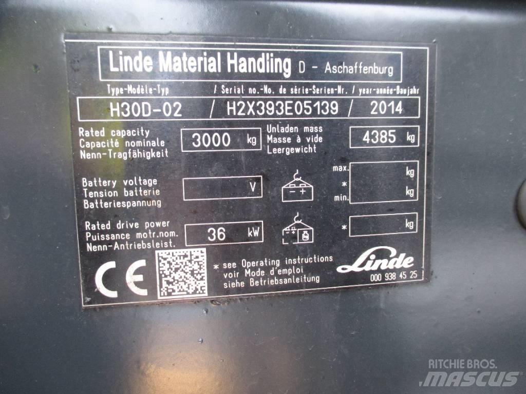 Linde H30D Diesel gaffeltrucks