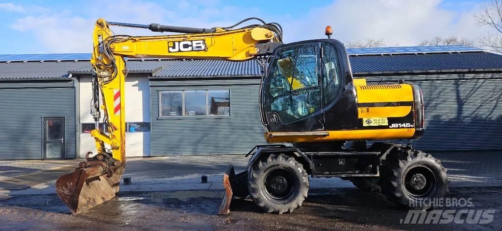 JCB JS145 W Gravemaskiner på hjul