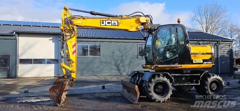 JCB JS145 W Gravemaskiner på hjul