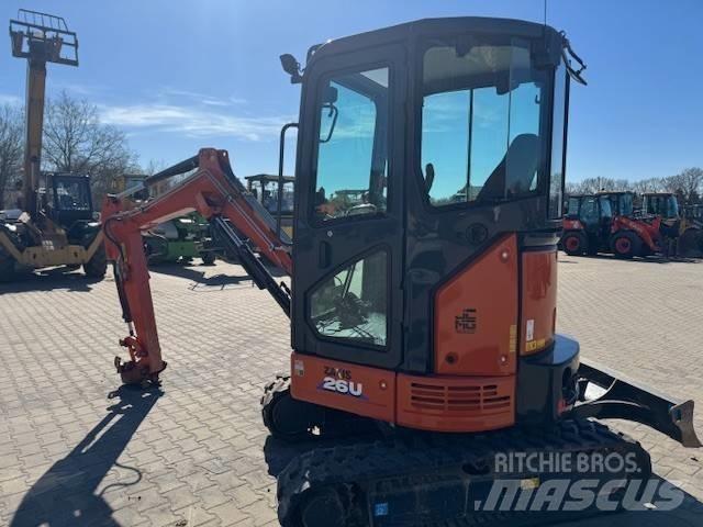Hitachi ZX 26 Minigravemaskiner