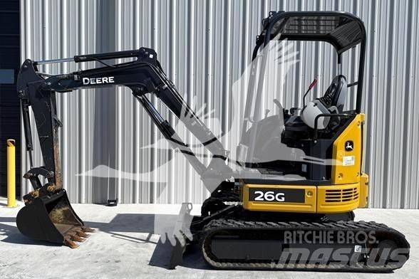 John Deere 26G Minigravemaskiner