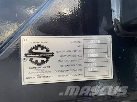 Palmse Trailer 115 Demonterbare/wirehejs semi-trailere