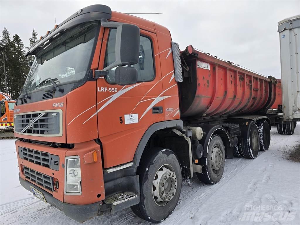 Volvo Fm12 420 8x4 Lastbiler med tip