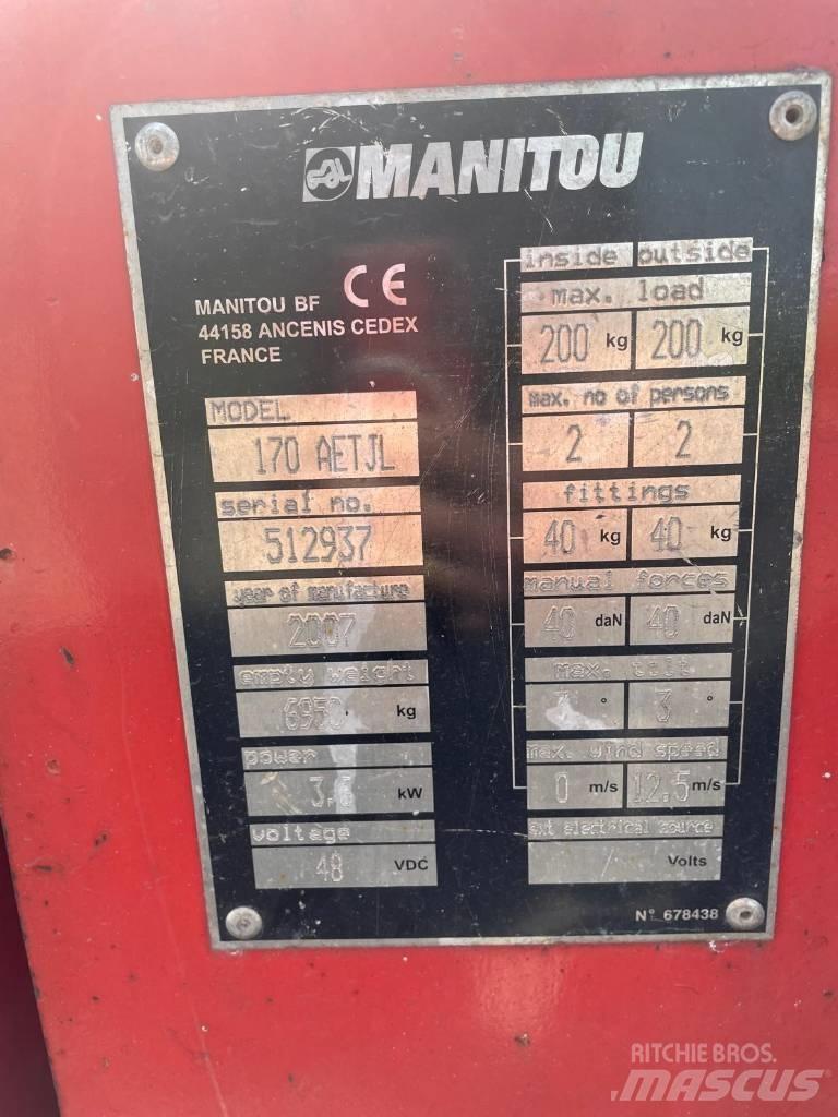 Manitou 170 AETJL Bomlifte med knækarm