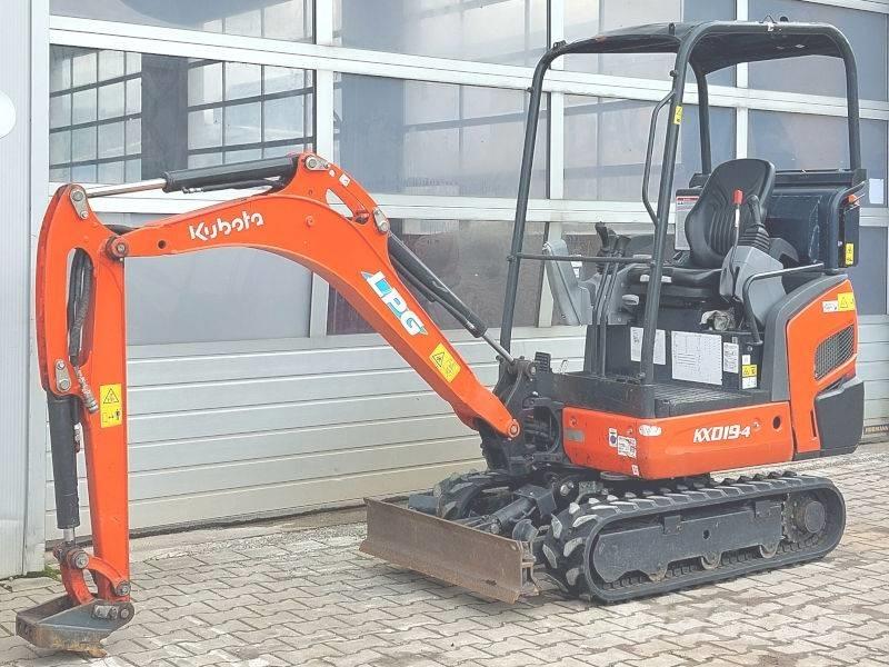 Kubota KX019-4 LPG Minigravemaskiner