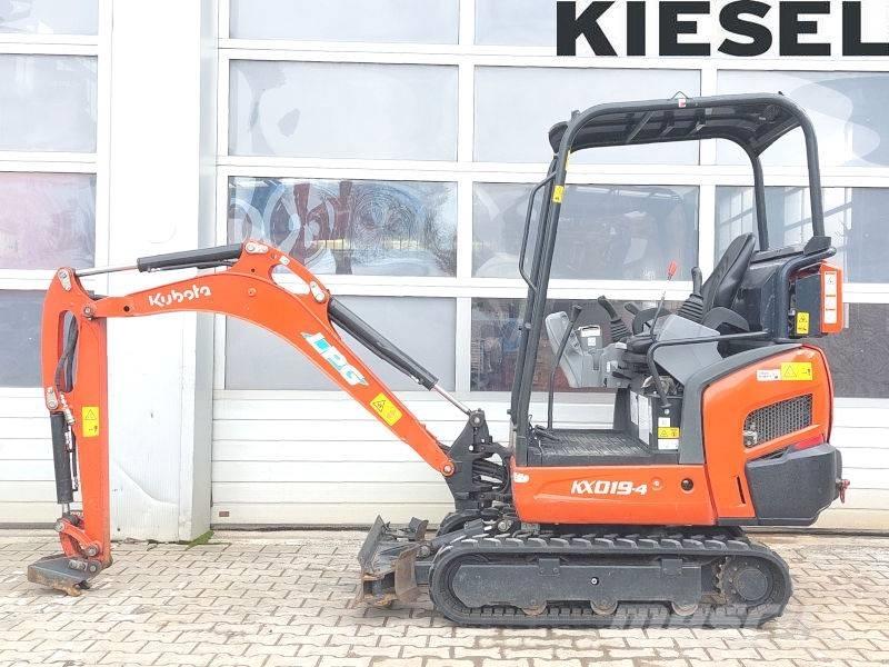 Kubota KX019-4 LPG Minigravemaskiner