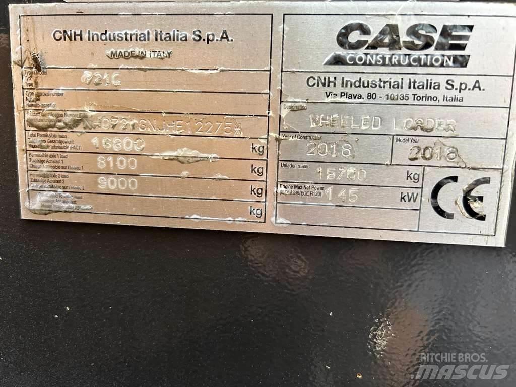 CASE 721G XR Læssemaskiner på hjul