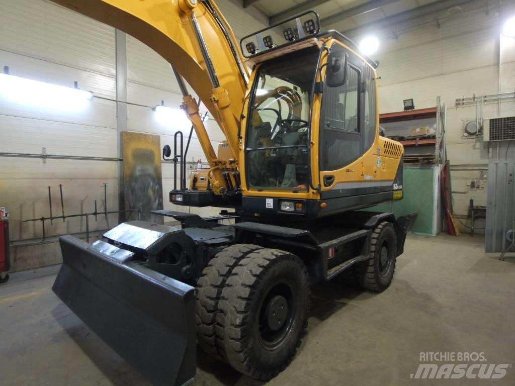 Hyundai R 160 W-9A Gravemaskiner på hjul
