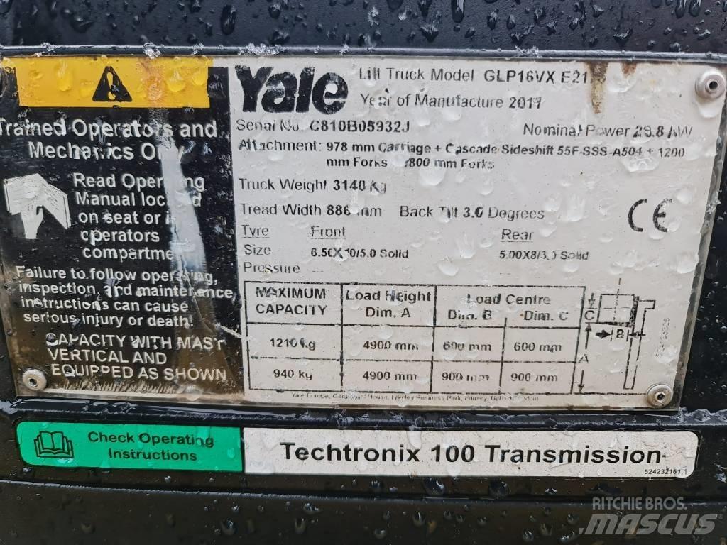 Yale GLP16VX LPG gaffeltrucks
