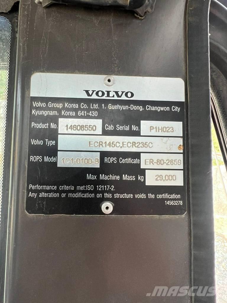 Volvo ECR 235 C L Gravemaskiner på larvebånd