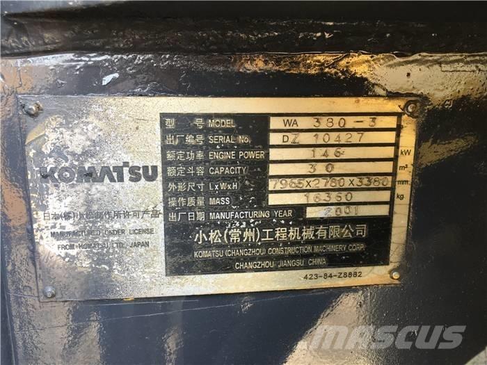Komatsu WA 380-3 Læssemaskiner på hjul