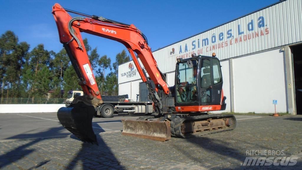 Kubota KX 080-4 Midi-gravemaskiner 7t - 12t