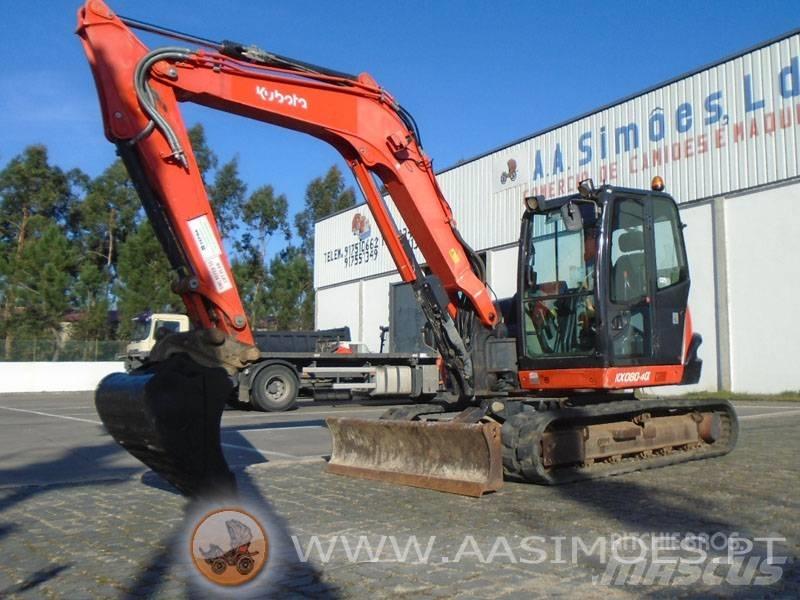 Kubota KX 080-4 Midi-gravemaskiner 7t - 12t