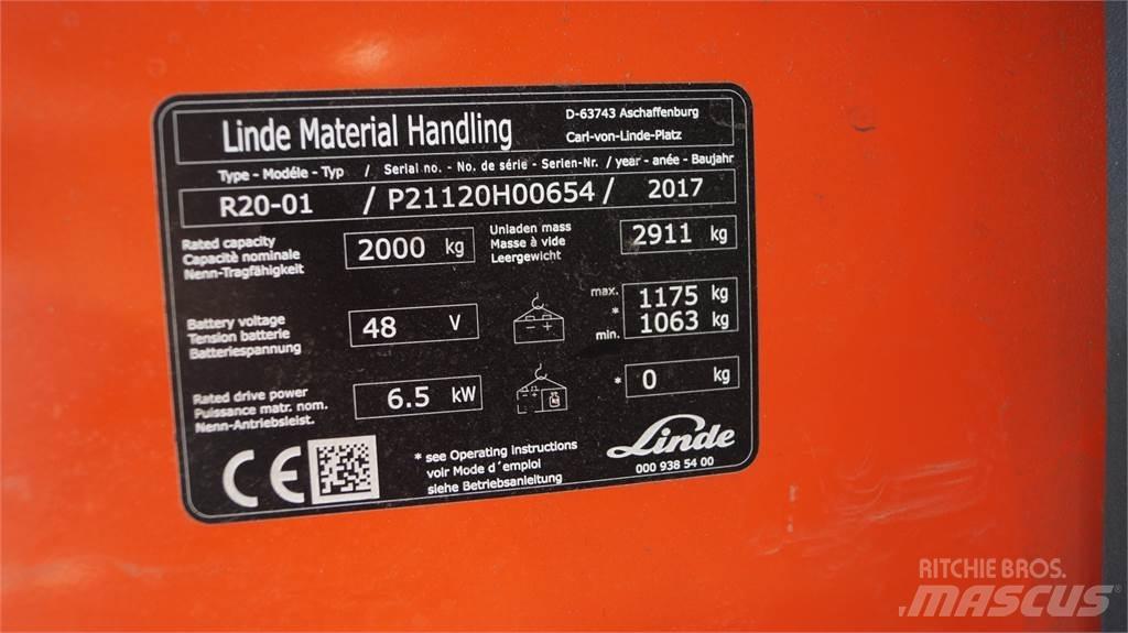 Linde R20 Reachtruck