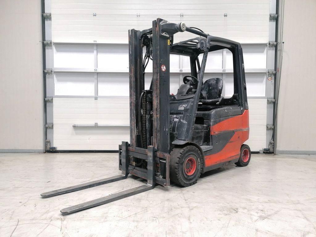 Linde E20H-01/600 El gaffeltrucks