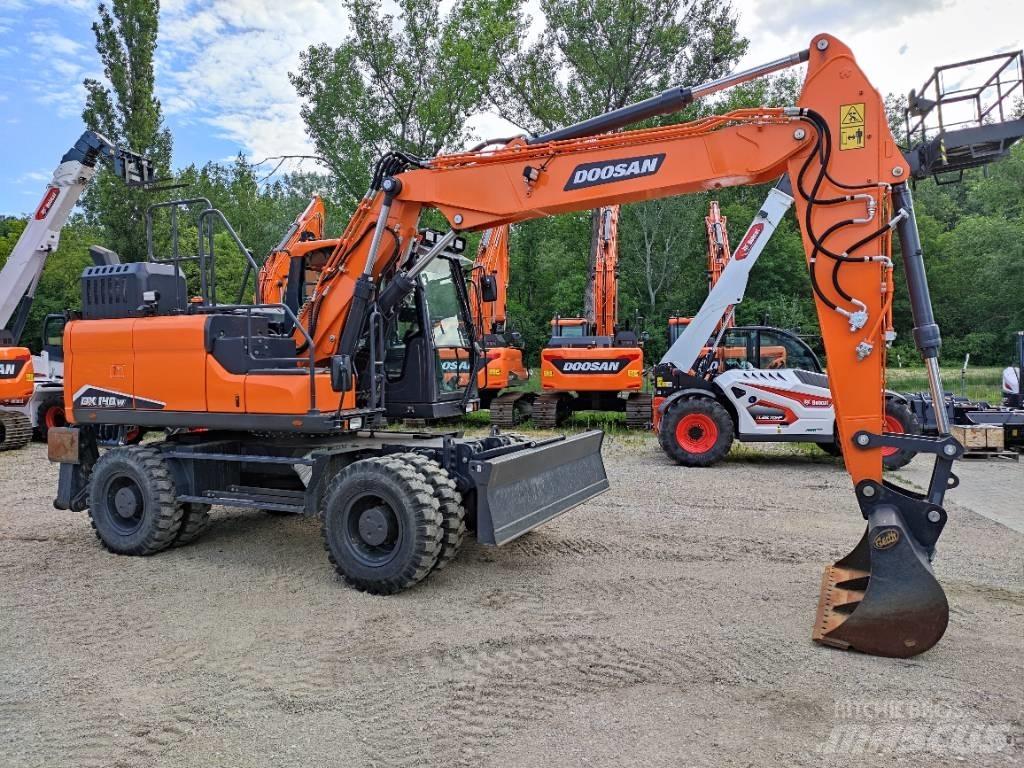 Doosan DX140W-7 Gravemaskiner på hjul