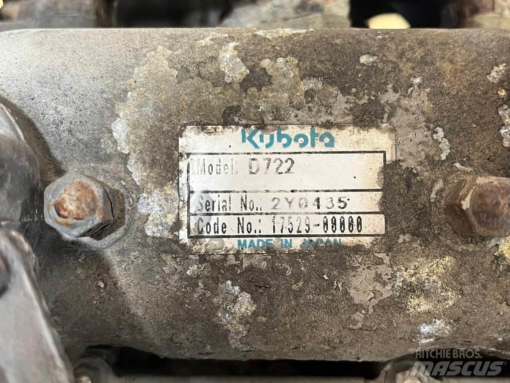 Kubota D722 ENGINE Motorer
