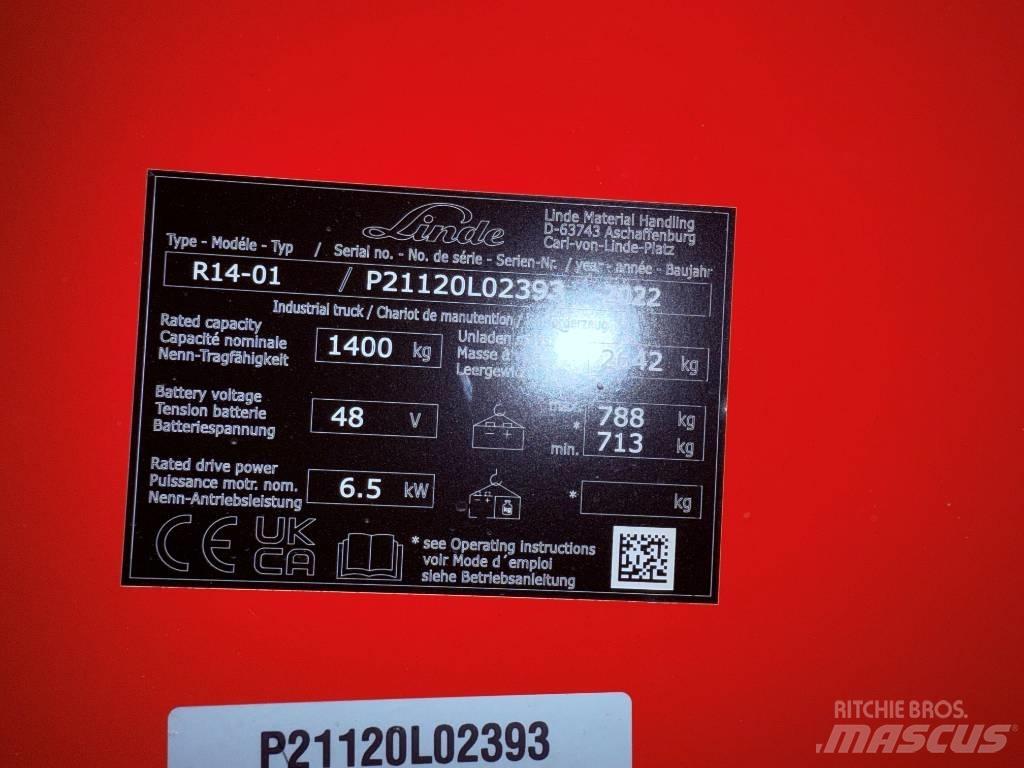 Linde R14/1120 Reachtruck