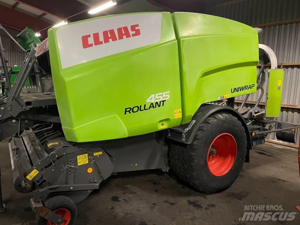 CLAAS 455 Uniwrap Rundballe-pressere