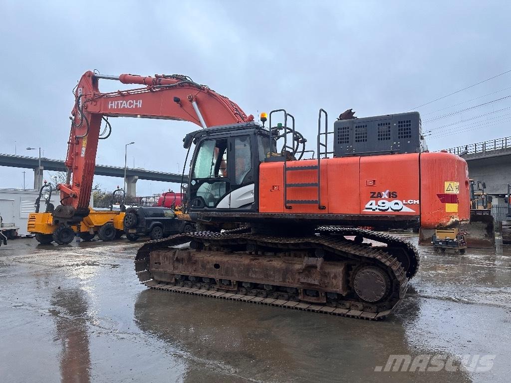 Hitachi ZX 490 LCH Gravemaskiner på larvebånd