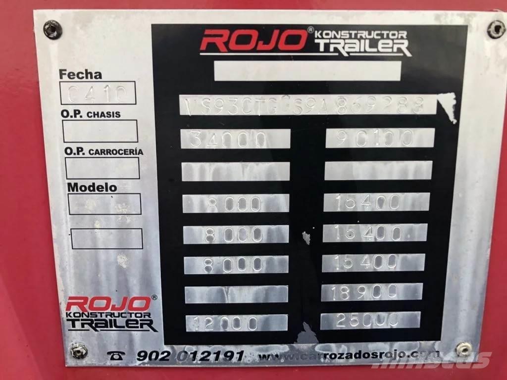  ROJO 1+ 3 LOWLOADER Semi-trailer blokvogn