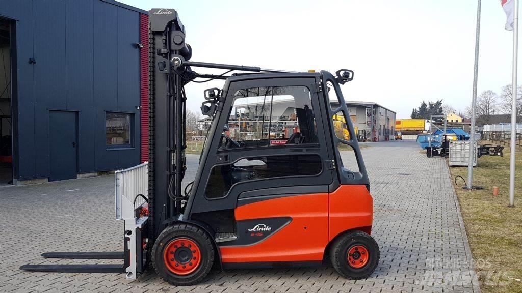 Linde E45H-01/550 El gaffeltrucks