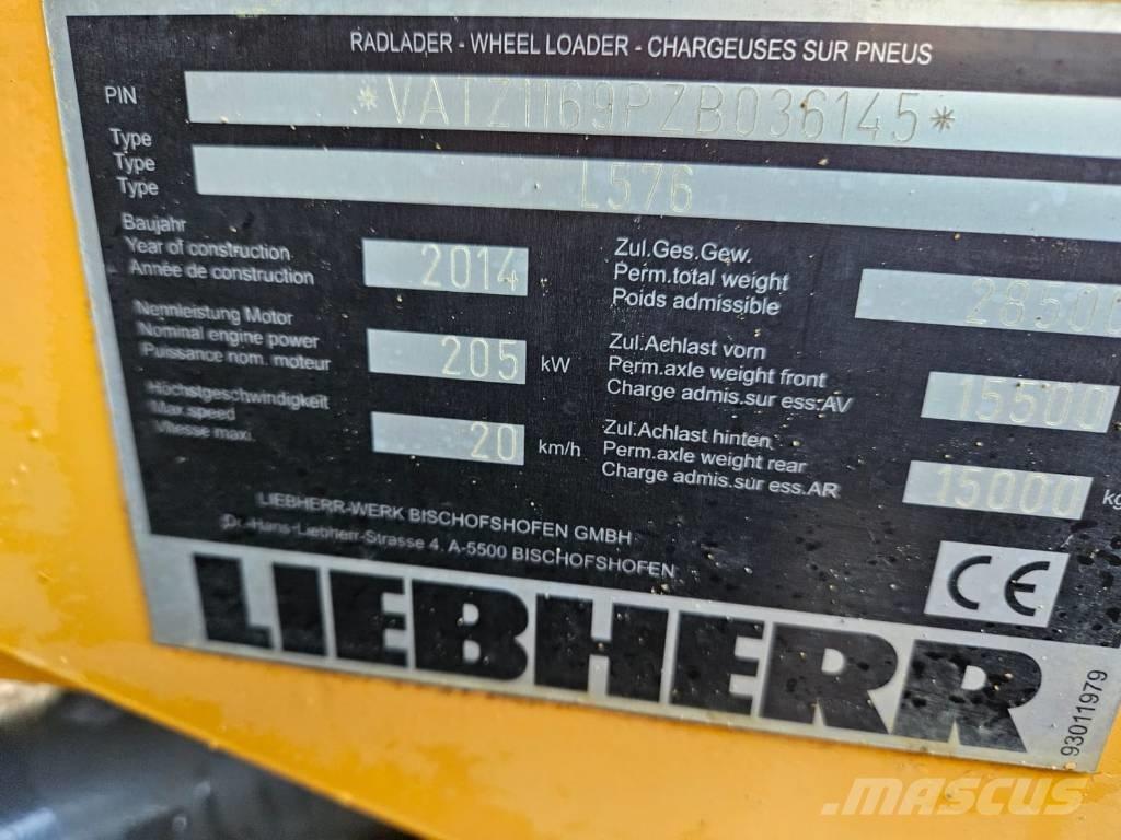 Liebherr L 576 Læssemaskiner på hjul