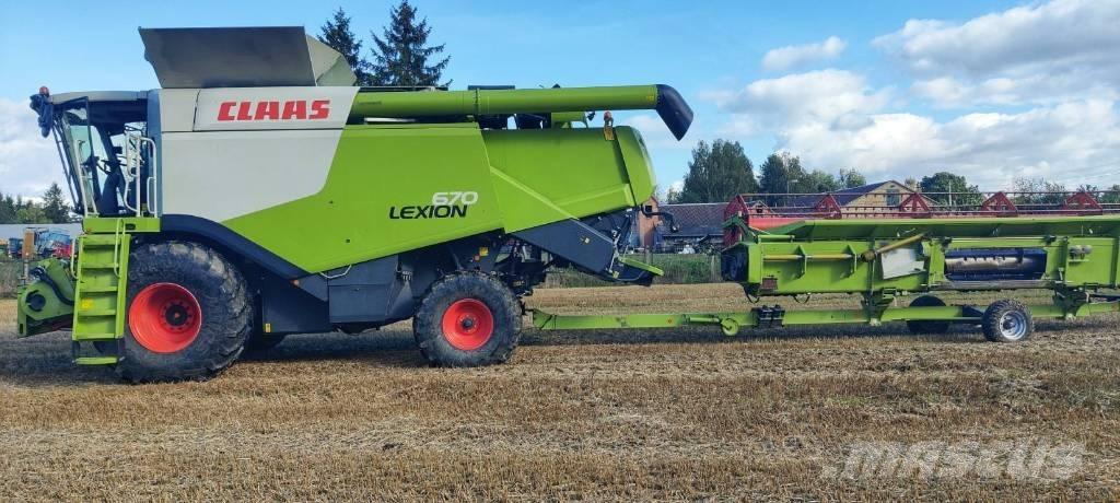 CLAAS Lexion 670 Mejetærskere