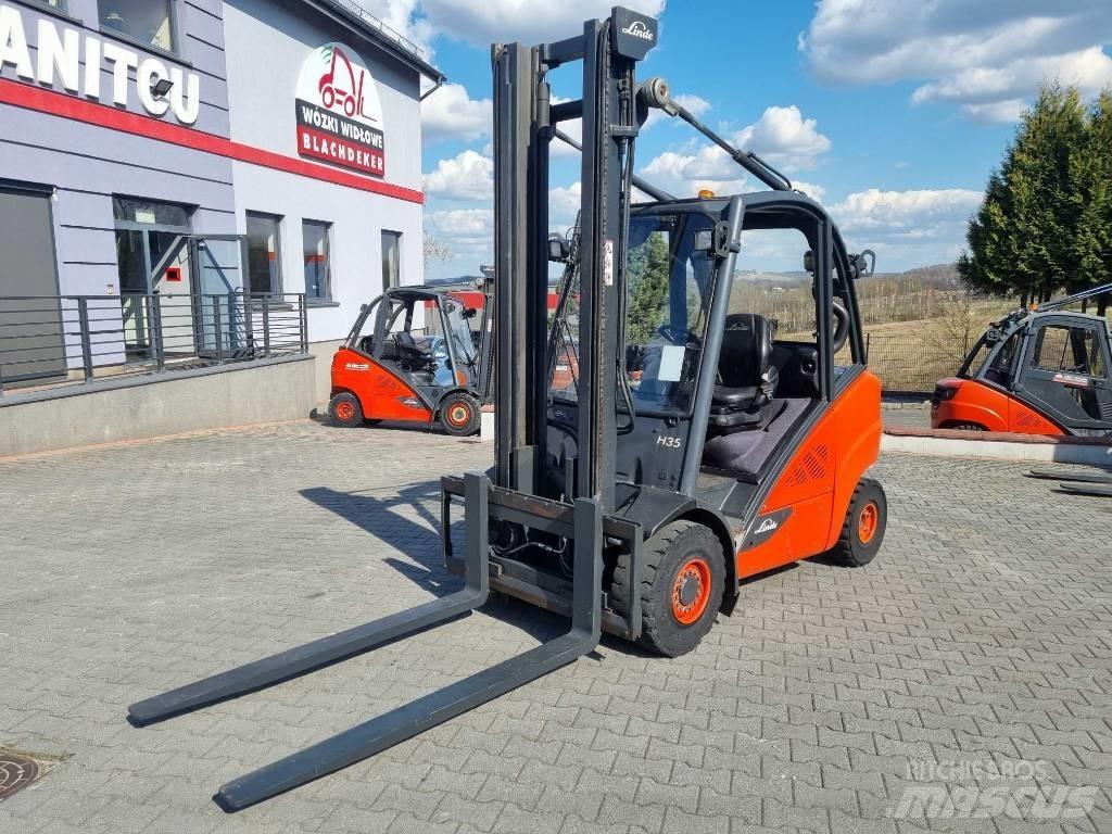 Linde H35D-02 Diesel gaffeltrucks