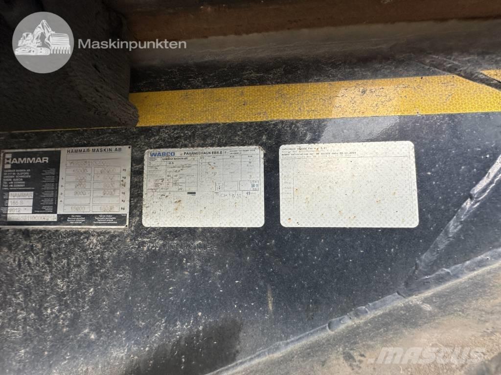 Hammar 155 S Semi-trailer med containerramme