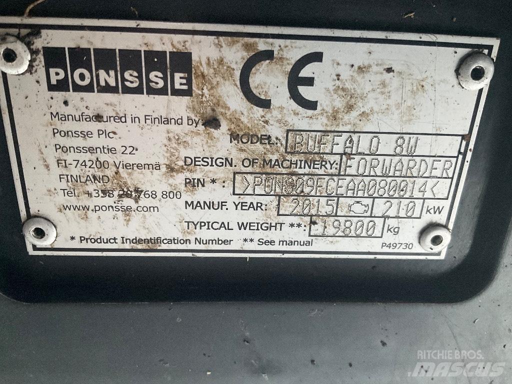 Ponsse BUFFALO 8W Udkørselsmaskiner